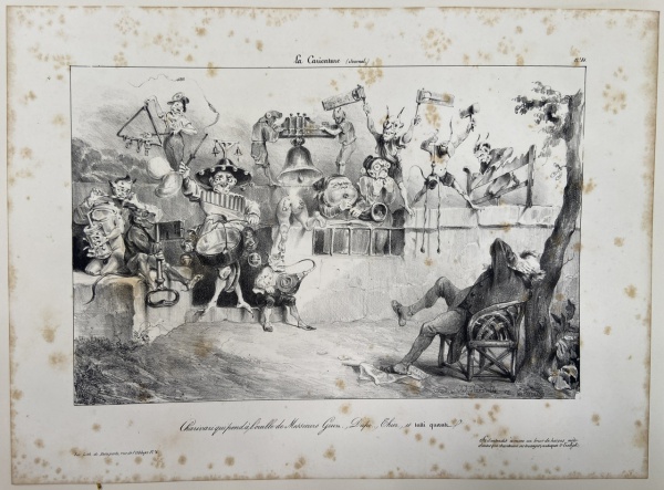 Arte . RARIDADE - SÉCULO XIX - FRANCE | HONORÉ DAUMIER - LITOG foto 7