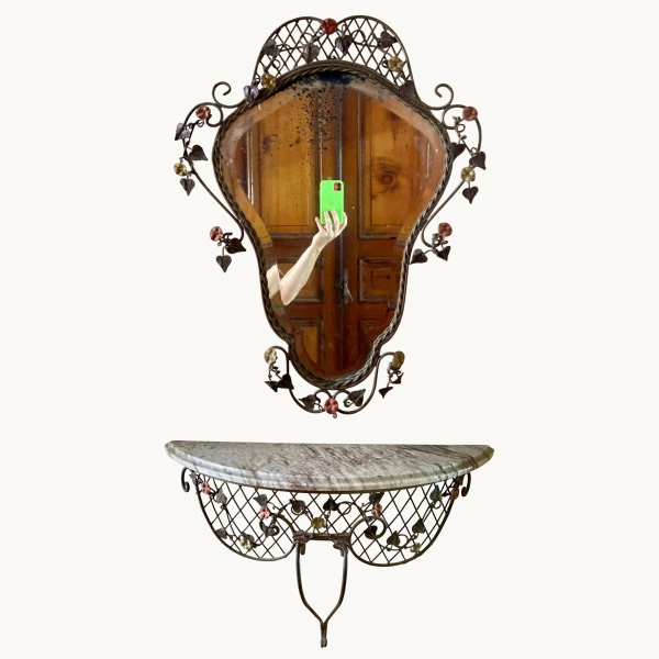 Arte . CADEIRA COM ESPALDAR ALTO DECORADAS COM MARCHETARIA | C foto 1