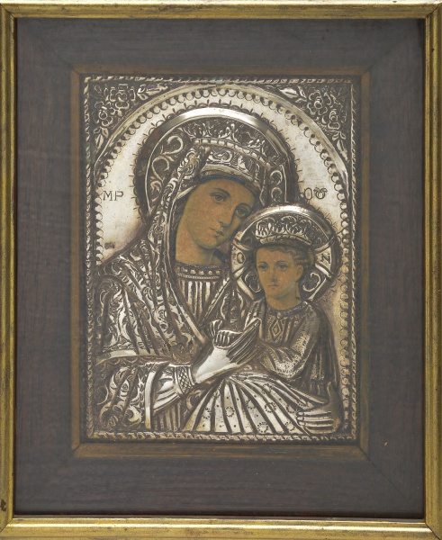 Arte . Antigo ÍCONE do século XIX,  possivelmente grego, repre foto 2