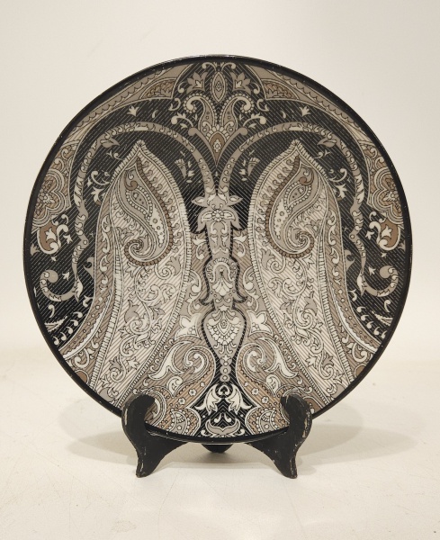 Arte . BIONE - Xícara para chá e pires em porcelana decorada c foto 2