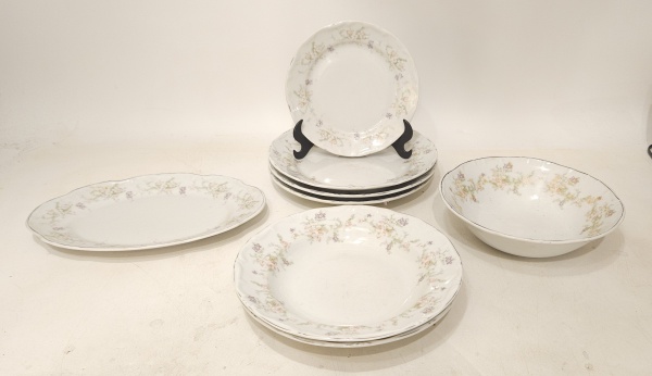Arte . BIONE - Xícara para chá e pires em porcelana decorada c foto 3