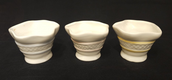 Arte . BIONE - Xícara para chá e pires em porcelana decorada c foto 5