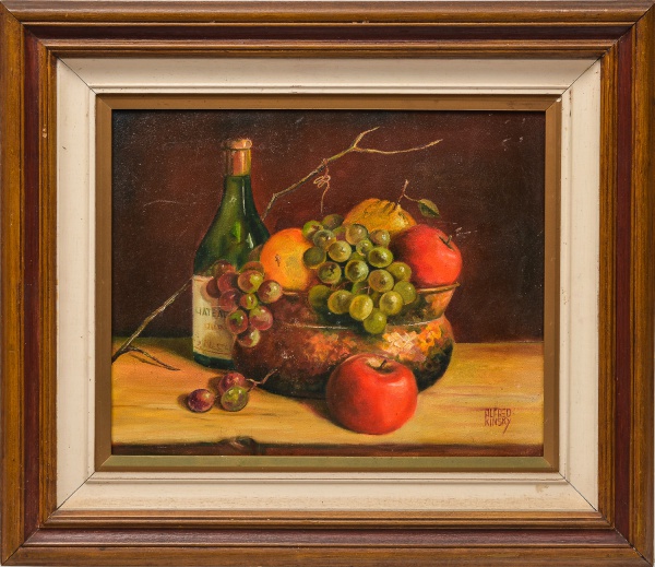Arte . JOSÉ MARIA DE ALMEIDA (1906 - 1955), " Lagoa dourad foto 6