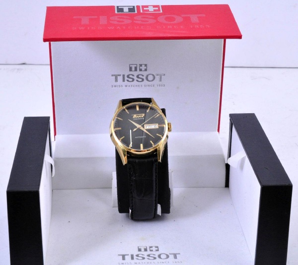 Rel gio de pulso masculino marca Tissot caixa redonda