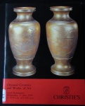 LIVRO - "ORIENTAL CERAMICS AND WORKS OF ART" - 1992, London, Christie's, 55p., ilustrado, grande formato, brochura.