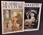 REVISTAS (2) - AD/ OGGETTI E QUADRI & SCULTURE, nº 175 e 32, 1998, muito ilustradas, grande formato.