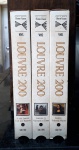 Museu Louvre, Coletânea de 03 fitas VHS, acondicionadas em estojo original.