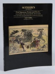 LIVRO - "FINE JAPANESE PRINTS AND BOOKS INCLUDING THE LEONARD B. SCHLOSSER COLLECTION OF JAPANESE ILLUSTRATED BOOKS" - 1992, New York, ilustrado, grande formato, brochura.