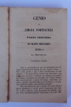 GENIO DA LINGUA PORTUGUEZA - PARTE TERCEIRA - TITULO I DA PREPOSIÇÃO CAPITULO UNICO. 392 PÁGINAS. MED. 13 X 19 X 2 CM.