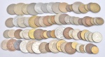 Grande acumulação de moedas estrangeiras diversas. Polônia, Filipinas, Rodesia, Canadá, Portugal, Chile e outros