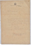 DOCUMENTO. Assinatura AGAMENON MAGALHÃES, Governador de Pernambuco em 18/06/1952 - Papel timbrado medindo 32,5 x 22 cm