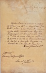 DOCUMENTO. Barão de Penedo, desde a Legação imperial do Brasil, 22/6/1873, acusando o recebimento do officio