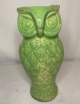 Vaso Floreira Coruja em Cerâmica - Medidas: Altura:  25 cm x 13,5 cm Largura (Parte Central)