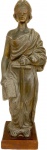 Escultura em Petit bronze representando "Deusa da justiça". Med. 30 cm.