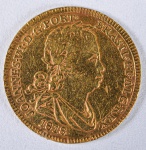 COLECIONISMO - PORTUGAL - MOEDA DE OURO 1/2  ESCUDOS  - JOÃO PRINCE REGENT- LISBOA ANO 1818- PESO 1.