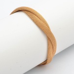 Pulseira em ouro amarelo, 18 k, peso 24,7 gramas, comprimento 20 cm