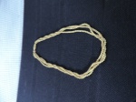 MARFIM - Antigo colar confeccionado em contas de marfim. Peso.: