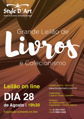LEILÃO 1082 -Grande Leilão de Livros e Colecionismo Style Dart