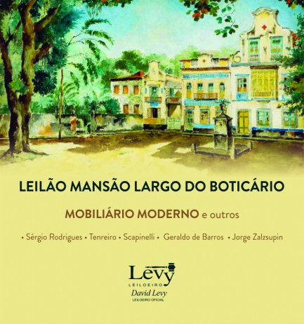 LEILÃO 3001 - LEILÃO MANSÃO LARGO DO BOTICÁRIO - M0BILIÁRIO MODERNO e outros