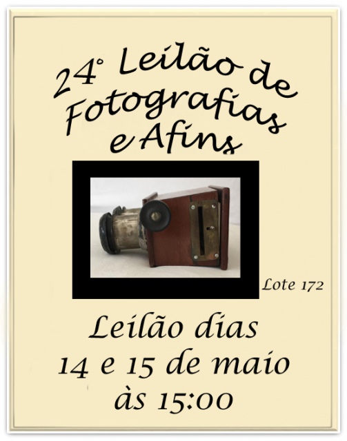 24º LEILÃO DE FOTOGRAFIAS E AFINS