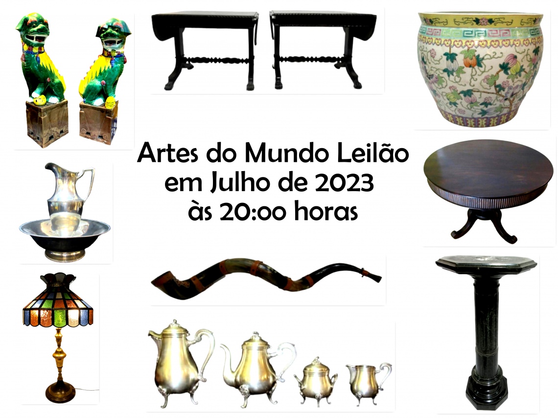 LEILÃO 3757 - ARTES DO MUNDO - LEILÃO EM JULHO DE 2023.