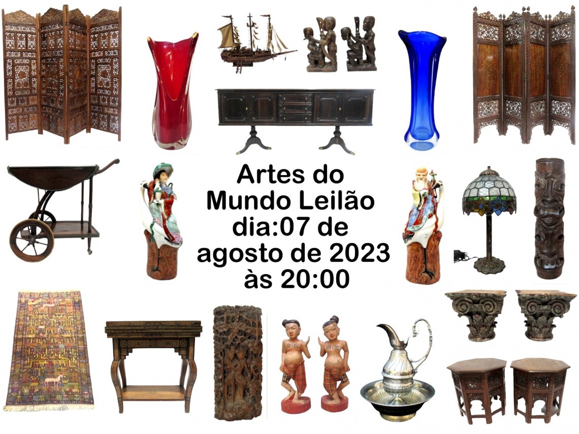 LEILÃO 3779 - ARTES DO MUNDO - LEILÃO EM AGOSTO DE 2023.