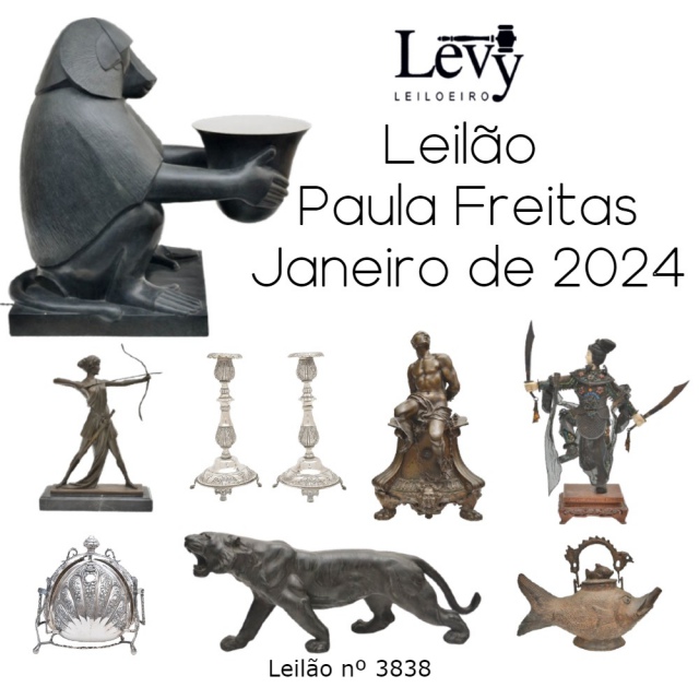 LEILÃO PAULA FREITAS - ARTES E ANTIGUIDADES - JANEIRO DE 2024
