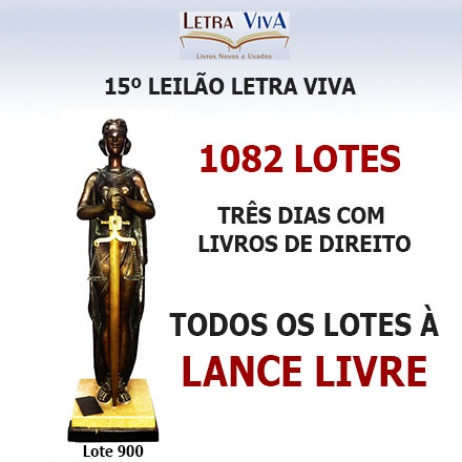 LEILÃO 713 - 15º LEILÃO LETRA VIVA - APENAS LIVROS DE DIREITO